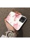 Samsung Galaxy A04 Compatible Silicone Edge Hard Back Case Couple Phone Case with Floral Pattern - 4