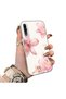 Samsung Galaxy A50S Compatible Silicone Edge Hard Back Case Couple Phone Case with Floral Pattern