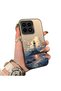 Poco F8 Pro 5g Compatible Silicone Edge Hard Back Case Couple Phone Case Tower Pattern