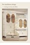 CozyNest Freestanding Portable Wardrobe Closet Organizer with Hanging Rod & Doors Folding Stackable Clothes - 7