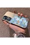 Mi 12t Pro Compatible Silicone Edge Hard Back Case Couple Phone Case with Floral Pattern - 2
