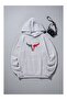 Men's Hooded Printed Relaxed Fit Sweatshirt