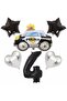 İstoç Police Car Balloon Foil Set Concept Age 4
