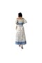 Women's Boho Off-Shoulder Maxi Set – Elegant & Flowy - 3