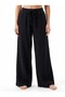 Muslin Palazzo Trousers Elastic Waist Comfortable Cut Daily Use Trousers - 2