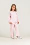 Girl's Printed Pink Long Sleeve Tracksuit Set Us2707-C-V1 - 6
