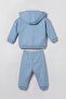 Baby Boy Printed Blue Cardigan Set Usb3166-C-V2 - 4