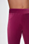 Purple Corduroy Girls' Leggings with Pockets - 3