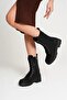 L04 Emerald Women's Lace-Up Thick Soled Zippered Boots Shoes - 3