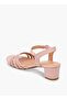 Girls Strappy Block Heel Sandals - 5