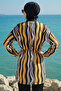2-Piece Set (with Bonnet Gift) Low-Shoulder, Front Zipper, Elastic Back, Slit, Islamic Swimwear D30 - 3