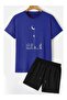 Summer Collection New Arrival T-Shirt & Shorts Set Printed Pattern Lightweight & Cool Fabric for All-Day Comfort