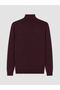 Lcwaikiki Classic Plum Turtleneck Men's Knitwear Sweater - 5