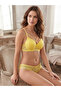 Sattens Padded Lace String Bra Set - 3