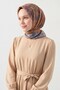 Soft Scarf Shawl Motif Powder Mink - 4
