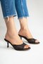 Women's Thin Open Toe Stylish Daily and Evening Dress 7 cm Heeled Slippers - 5