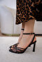 Huggy Cage Cut Women's Bitter Brown Heeled Shoes - 4