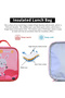 Cute Rabbit Themed Bento Lunch Bag , Toddler-Friendly, 3 Years+, Easy to clean -Pink - 5
