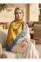 Van Gogh Blooming Almond Tree Cotton Shawl - Oil-Mustard - 3