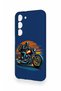 Samsung S23 Compatible Moto Rider Patterned Silicone Case - 4