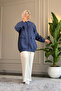 6539 - Stylish, Comfortable, Casual Viva Fabric Women's Slim Summer Jacket with Hidden Pocket Detail - 4