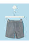 Infant Boys Grey Twill Shorts - 4