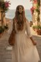 Stylish and Modern Wavy Design Light Beige Hair Clip for Women - 5