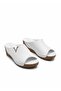 Inside and Outside, 100% Genuine Leather, Padded Sole, V-Buckle Women's Slippers - 5