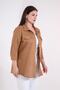 Women's Plus Size Zipper Detailed Shirt - 2