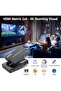 محول HDMI 2X4 MATRIX SWITCH بدقة 4K وتردد 60 هرتز، 2 مدخل و4 مخارج، مخرج بصري وصوت 3.5 ملم - 2