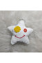 Handmade Yellow Daisy Eyed Star Fabric Keychain 10 cm