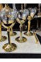 6 Pieces Gold Plated 165 Cc Coffee Cup Glass - 2