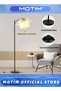 Floor Lamp Modern Floor Lamp with 9W 3 Color Temperatures Bulb Metal Standing Lamp with Adjustable Hanging Lampshade - 6