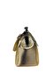 Wonderful Clip Detailed Crossbody and Hand-Held Bag Gold - 3