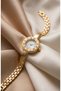 Diana Women's Steel Watch Gold Color & White Dial Minimal Vintage Old Money Elegant Stylish Luxury Roman Numeral Women's Wristwatch 2026 - 5
