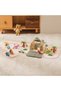 Preschool Kids Pretend Play Wooden Dinosaur Park Toy with Tracks ECO-Friendly Toys, Montessori Toys - 4