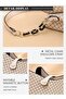 PU Leather Handbag Large Capacity Shoulder Bag for Women Beige - 7