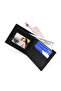 Men’s Slim Bifold Wallet – Premium Synthetic Leather, Minimalist Design, Multiple Card Slots, Metal Logo - 8