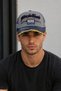 Men's Vintage Washed Baseball Cap with Rock Shark Embroidery Detail, Adjustable Vintage Navy Blue Cap - 5