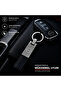 Nissan Keychain Metal Leather Keychain with Nissan Logo, 12cm X 2 cm Size, Stylish Gift Car Accessory - 2