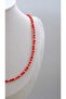 Red Bone Model Acrylic Necklace - 2