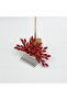 Red Crystal Leaf Design Bridal Hair Comb – Handmade Hair Accessory - 6