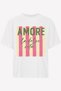 Unisex Oversized T-Shirt the Amore Summer Printed Loose Fit Oversized - 5