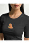 Miserly Cat Regular Unisex Black T-Shirt - 2