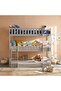 Derby Climber 90x200 Triple Bunk Bed | Modern Design Wooden Single Bed Frame Furniture - 8
