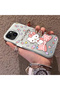 iPhone 15 Plus/14 Plus Compatible Hard Acrylic Back Silicone Edge Lens Protection Case - 4