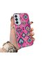 Samsung Galaxy M15 Compatible Hard Acrylic Back Silicone Edge Lens Protection Case