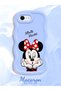 iPhone Se 2022 Compatible Case Camera Protector Blue Silicone Couple Phone Case Cute Pattern - 2