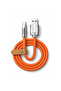 كابل شحن سريع USB Type C بقوة 120 واط و6 أمبير، طول 2 متر، كابل نقل بيانات سيليكون من USB A إلى USB C، متوافق مع آيفون 15 وماك بوك برو وإير وآيباد برو وإير ميني وسامسونج جالاكسي S23 ألترا وبيكسل - 2