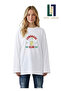 Wide Sleeve Oversize Long Sleeve Tshirt 100% Cotton Printed Summer Wear
